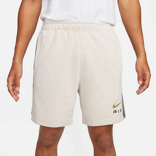 МЪЖКИ КЪСИ ПАНТАЛОНИ NIKE NSW SW AIR SHORT FT КРЕМАВИ