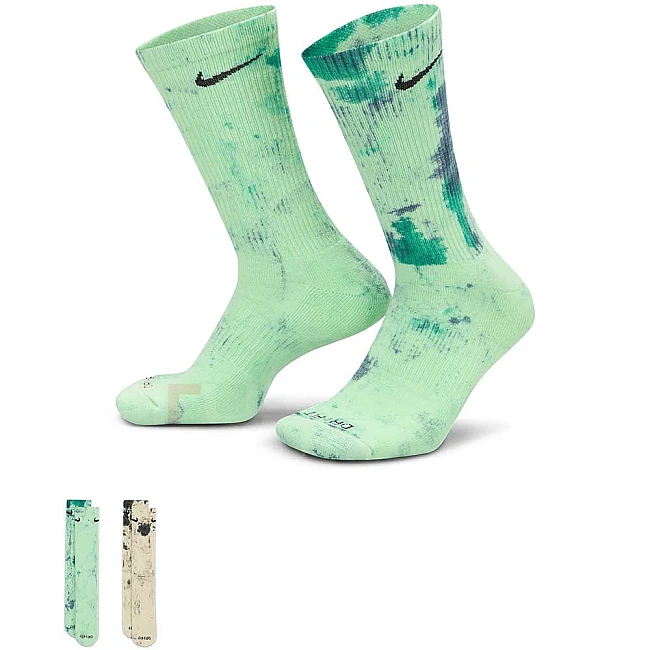 ЧОРАПИ NIKE ED CSH CRW 2P 144 CLRSPLH ЗЕЛЕНИ/БЕЖОВИ