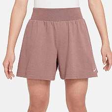 ДЕТСКИ КЪСИ ПАНТАЛОНИ ЗА МОМИЧЕ NIKE NSW SHORT JSY LBR БЛЕДОКАФЕВИ