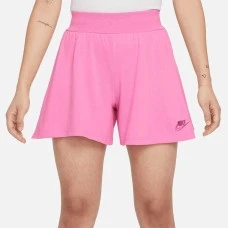 ДЕТСКИ КЪСИ ПАНТАЛОНИ ЗА МОМИЧЕ NIKE NSW SHORT JSY LBR РОЗОВИ