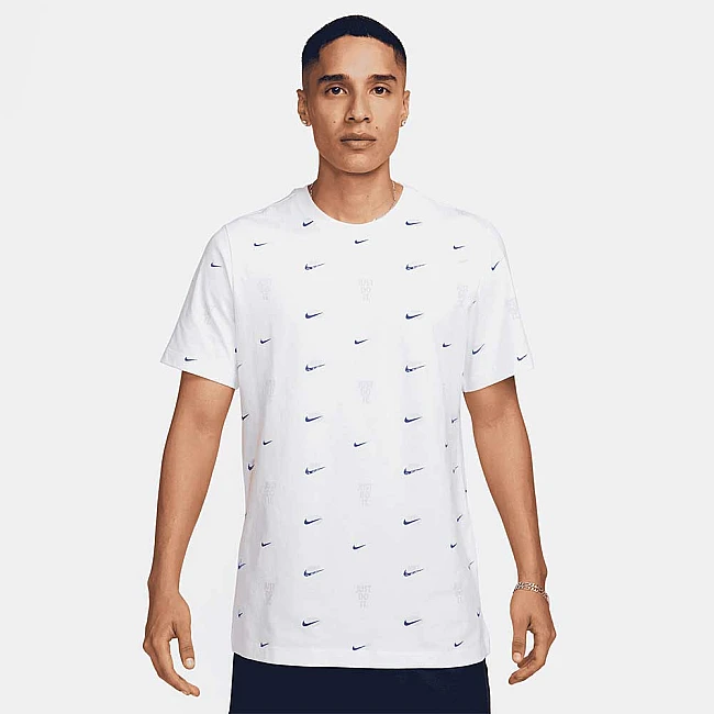 МЪЖКА ТЕНИСКА NIKE NSW TEE M90 12MO AOP БЯЛА