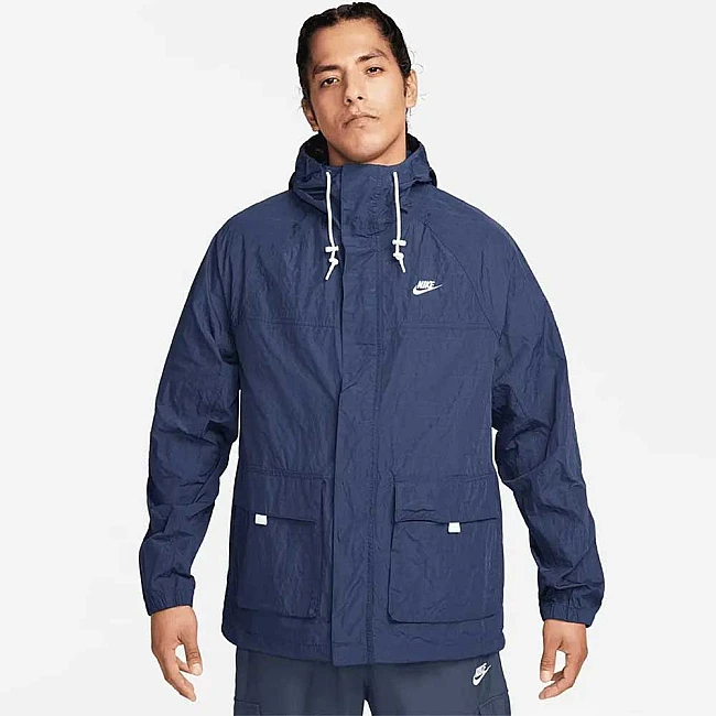 МЪЖКО ЯКЕ NIKE CLUB BANDON JKT ТЪМНОСИНЬО