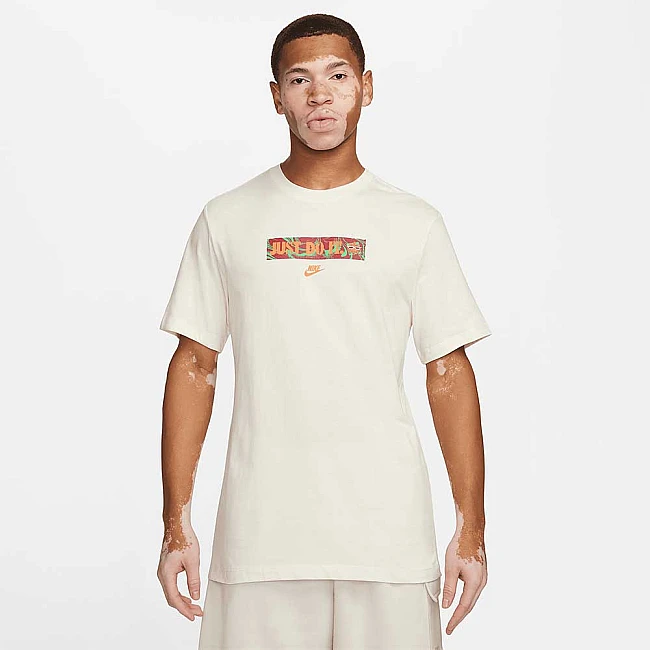 МЪЖКА ТЕНИСКА NIKE NSW TEE SPRING BREAK JDI КРЕМАВА