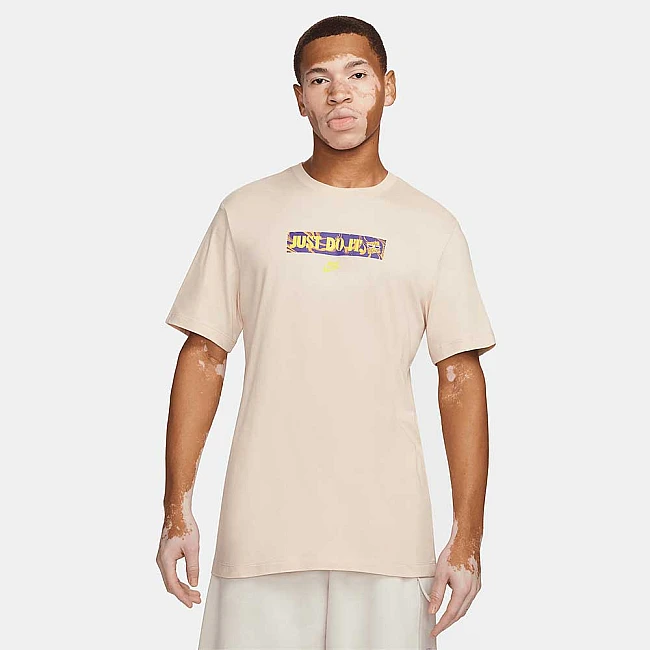 МЪЖКА ТЕНИСКА NIKE NSW TEE SPRING BREAK JDI БЕЖОВА