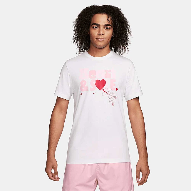 МЪЖКА ТЕНИСКА NIKE NSW TEE HEART AND SOLE БЯЛА