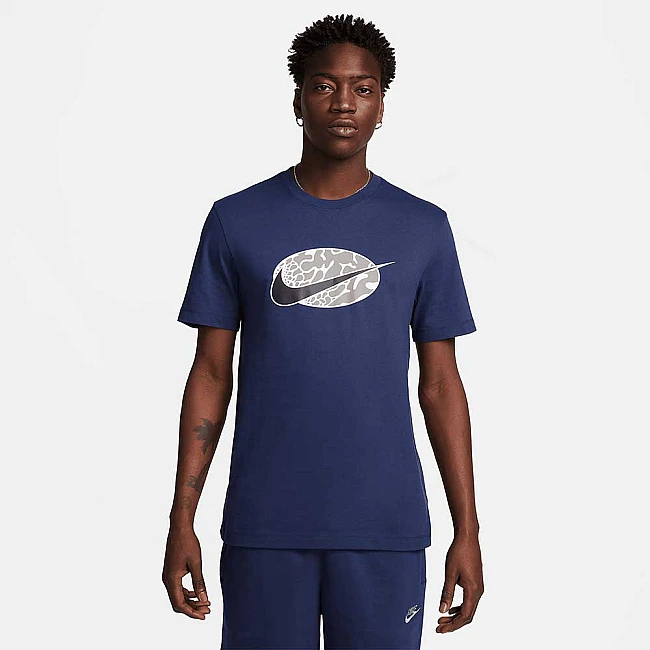 МЪЖКА ТЕНИСКА NIKE NSW TEE 12MO SWOOSH SP24 ТЪМНОСИНЯ
