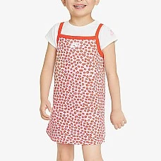 БЕБЕШКИ КОМПЛЕКТ ЗА МОМИЧЕ NIKE FLORAL 2 PC SET РОЗОВ/БЯЛ