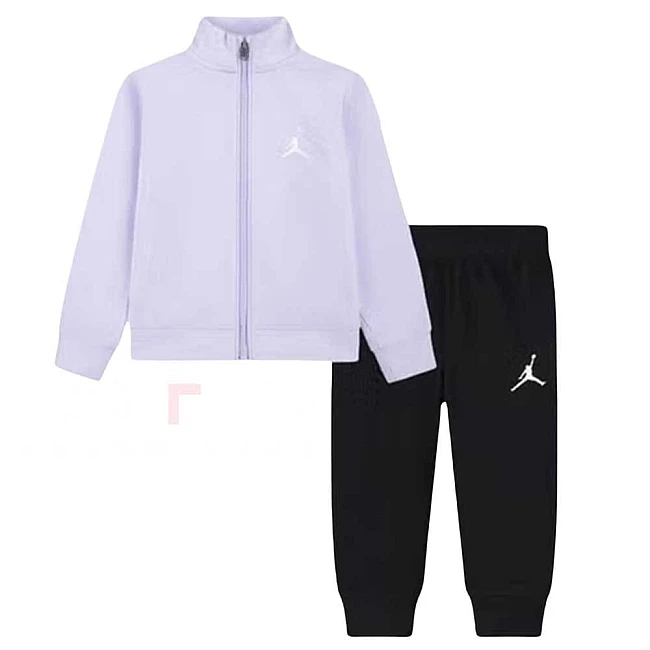 БЕБЕШКИ СПОРТЕН ЕКИП ЗА МОМИЧЕ NIKE AIR JORDAN TRICOT SET БЛЕДОЛИЛАВ/ЧЕРЕН