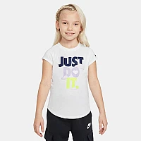 ДЕТСКА ТЕНИСКА ЗА МОМИЧЕ NIKE G SWEET SWOOSH JDI TEE БЯЛА