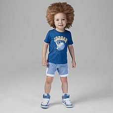 БЕБЕШКИ СПОРТЕН ЕКИП ЗА МОМЧЕ NIKE B JORDAN HOOP STLES MESH SET СИН