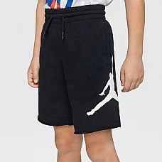 ДЕТСКИ КЪСИ ПАНТАЛОНИ ЗА МОМЧЕ NIKE B JORDAN JUMPMAN AIR FT SHORT ЧЕРНИ