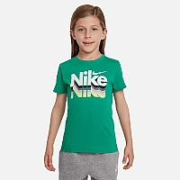ДЕТСКА ТЕНИСКА ЗА МОМЧЕ NIKE B RETRO FADER SS TEE ЗЕЛЕНА