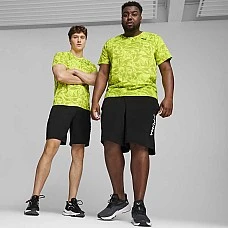 МЪЖКА ТЕНИСКА PUMA 52492539 FIT ULTRABREATHE AOP TEE ЕЛЕКТРИКОВО ЗЕЛЕНА