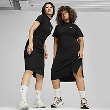 ДАМСКА РОКЛЯ PUMA 62425601 CLASSICS RIBBED DRESS ЧЕРНА