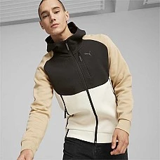 МЪЖКО ГОРНИЩЕ PUMA 62438583 PUMATECH FZ HOODIE DK БЕЖОВО