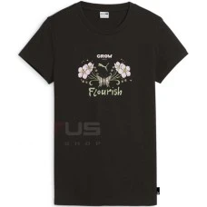 ДАМСКА ТЕНИСКА PUMA 62540701 GRAPHICS GROW & FLOURISH TEE ЧЕРНА