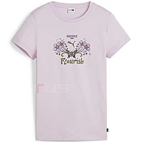 ДАМСКА ТЕНИСКА PUMA 62540760 GRAPHICS GROW & FLOURISH TEE БЛЕДОРОЗОВА