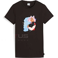 ДАМСКА ТЕНИСКА PUMA 62540801 GRAPHICS POSITIVE VIBE TEE ЧЕРНА