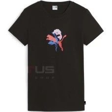 ДАМСКА ТЕНИСКА PUMA 62541001 GRAPHICS BLOSSOM DAY TEE ЧЕРНА