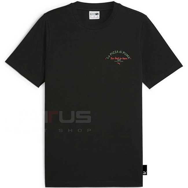 МЪЖКА ТЕНИСКА PUMA 62541501 GRAPHICS PIZZA TEE ЧЕРНА
