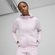 ДАМСКО ГОРНИЩЕ PUMA 67787860 EVOSTRIPE FZ HOODIE БЛЕДОРОЗОВО