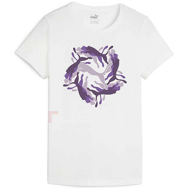 ДАМСКА ТЕНИСКА PUMA 67991502 ESS+ GRAPHIC TEE БЯЛА