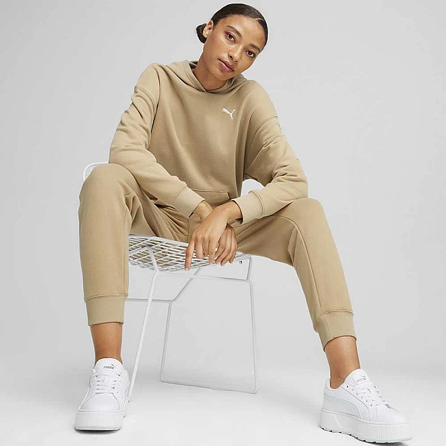 ДАМСКИ СПОРТЕН ЕКИП PUMA 67992083 LOUNGEWEAR SUIT TR БЕЖОВ