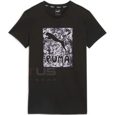 ДАМСКА ТЕНИСКА PUMA 52511401 WOMEN’S GRAPHIC SCRIPT TEE ЧЕРНА