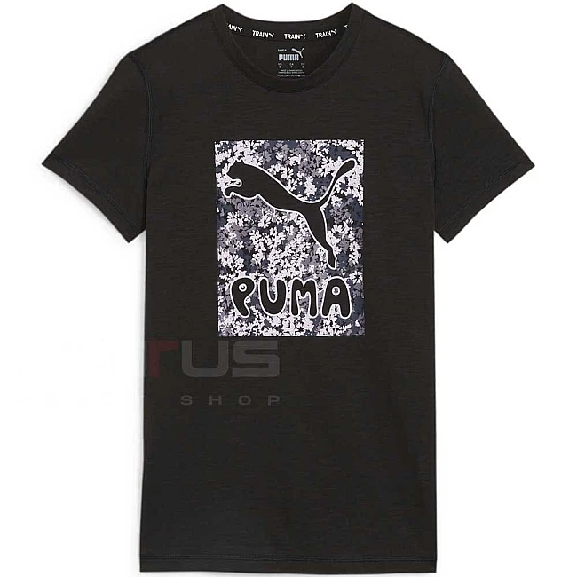 ДАМСКА ТЕНИСКА PUMA 52511401 WOMEN’S GRAPHIC SCRIPT TEE ЧЕРНА