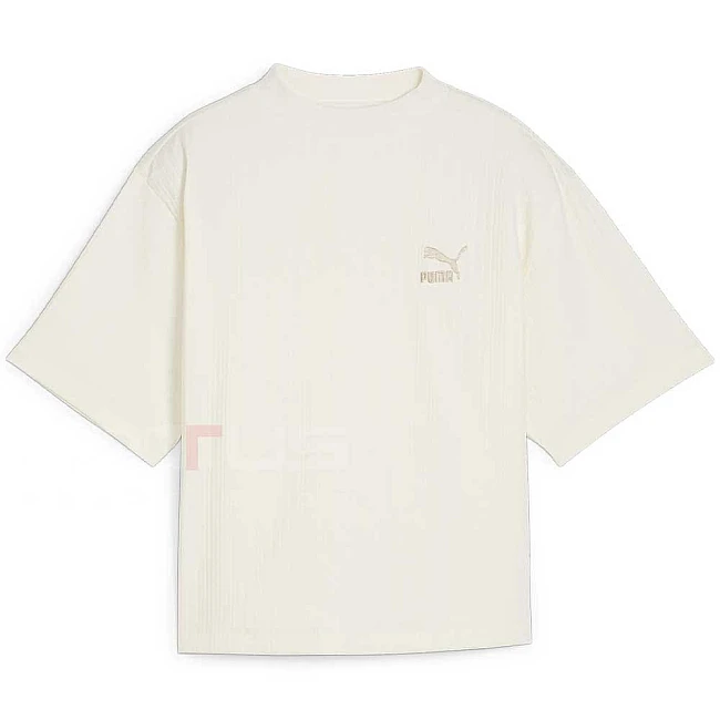 ДАМСКА ТЕНИСКА PUMA 62426366 CLASSICS RIBBED RELAXED MOCK NECK TEE БЕЖОВА