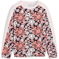 ДЕТСКА БЛУЗА ЗА МОМИЧЕ PUMA 62444501 T7 SNFLR AOP CREW TR G РОЗОВА