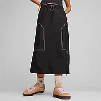 ДАМСКА ПОЛА PUMA X X-GIRL 62471101 MIDI SKIRT WV ЧЕРЕН