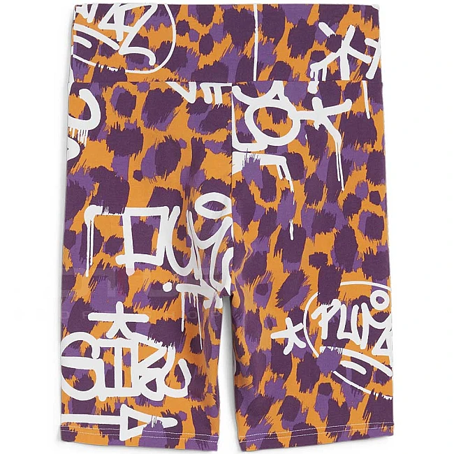 ДАМСКИ КЪС КЛИН PUMA X X-GIRL 62472146 AOP SHORT TIGHTS 7IN ЛИЛАВ