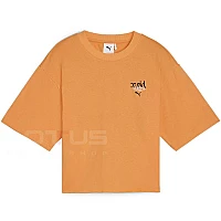 ДАМСКА ТЕНИСКА PUMA X X-GIRL 62472346 GRAPHIC TEE ОРАНЖЕВА