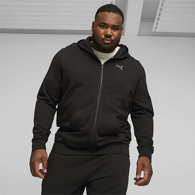 МЪЖКО ГОРНИЩЕ PUMA 67597901 BETTER ESSENTIALS FULL-ZIP HOODIE TR ЧЕРНО