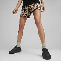 ДАМСКИ КЪСИ ПАНТАЛОНИ PUMA 67792883 ESS+ ANIMAL 5IN AOP SHORTS БЕЖОВИ