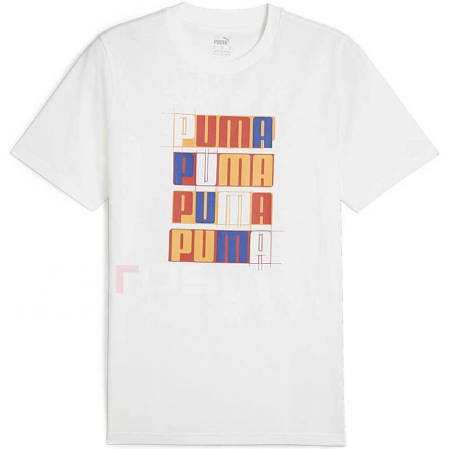МЪЖКА ТЕНИСКА PUMA 67897652 ESS+ LOGO LAB TEE БЯЛА