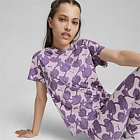 ДЕТСКА ТЕНИСКА ЗА МОМИЧЕ PUMA 67940960 ESS+ BLOSSOM AOP TEE G РОЗОВА