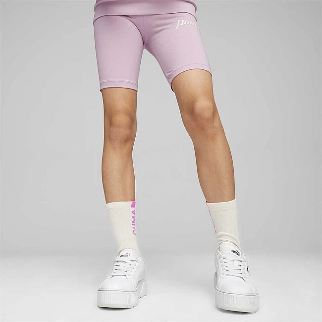 ДЕТСКИ КЪС КЛИН ЗА МОМИЧЕ PUMA 67941260 ESS+ BLOSSOM SHORT TIGHT G РОЗОВ