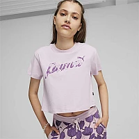ДЕТСКА ТЕНИСКА ЗА МОМИЧЕ PUMA 68043960 ESS+ BLOSSOM SHORT TEE G РОЗОВА