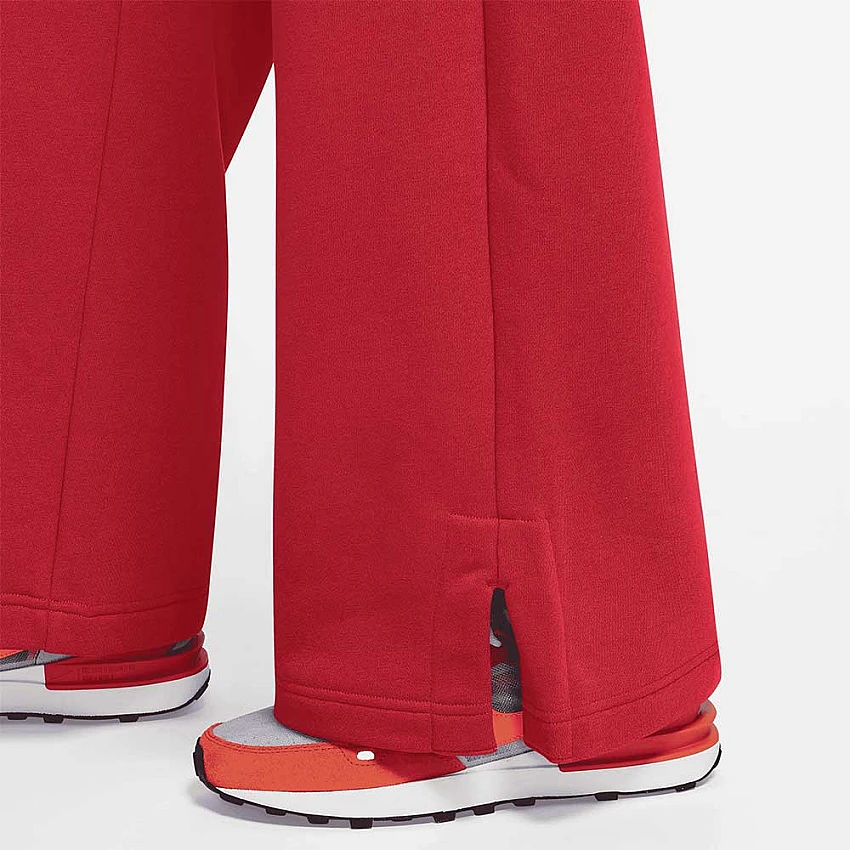 ДАМСКО ДОЛНИЩЕ NIKE NSW PHNX FLC HR PANT WIDE ЧЕРВЕНО | Цени от