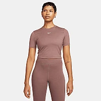 ДАМСКА ТЕНИСКА NIKE NSW ESSNTL SLM CRP БЛЕДОКАФЯВА