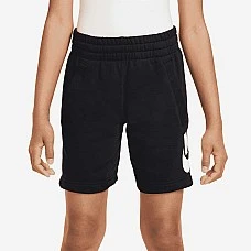 ДЕТСКИ КЪСИ ПАНТАЛОНИ NIKE NSW CLUB FT SHORT HBR ЧЕРНИ