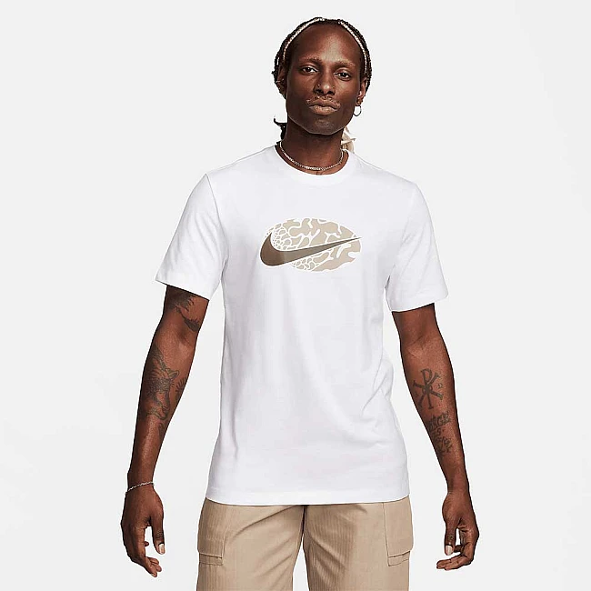 МЪЖКА ТЕНИСКА NIKE NSW TEE 12MO SWOOSH SP24 БЯЛА