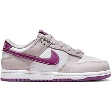 ДЕТСКИ ОБУВКИ ЗА МОМИЧЕ NIKE DUNK LOW (PSE) БЕЛИ/ЛИЛАВИ