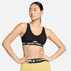 ДАМСКИ СПОРТЕН СУТИЕН NIKE PRO INDY PLUNGE BRA SW ЧЕРЕН