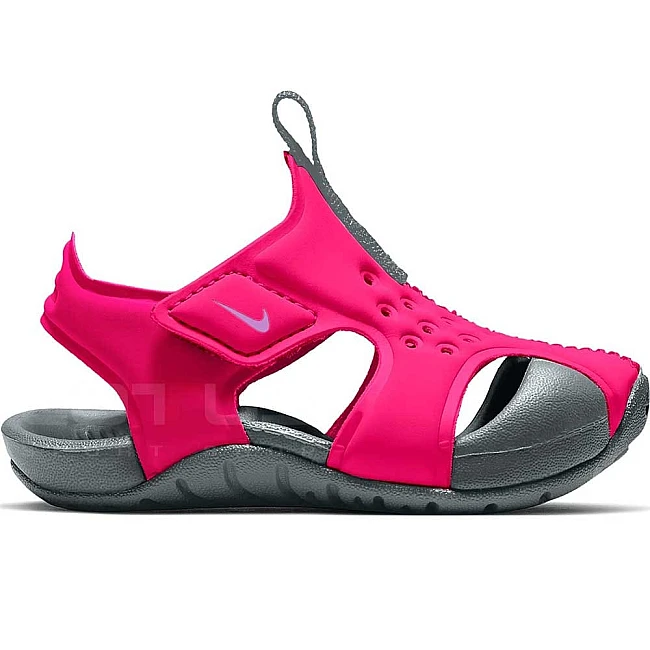 ДЕТСКИ САНДАЛИ ЗА МОМИЧЕ NIKE SUNRAY PROTECT 2 (TD) РОЗОВИ/СИВИ