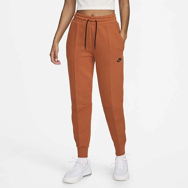 ДАМСКО ДОЛНИЩЕ NIKE NSW TCH FLC MR JGGR ОРАНЖЕВО-КАФЯВО