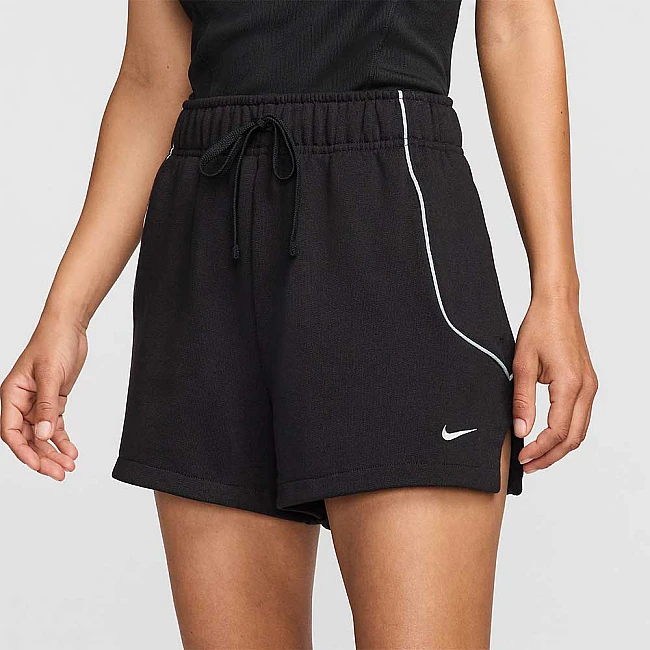 ДАМСКИ КЪСИ ПАНТАЛОНИ NIKE NSW STREET HR 2IN FLC SHORT ЧЕРНИ