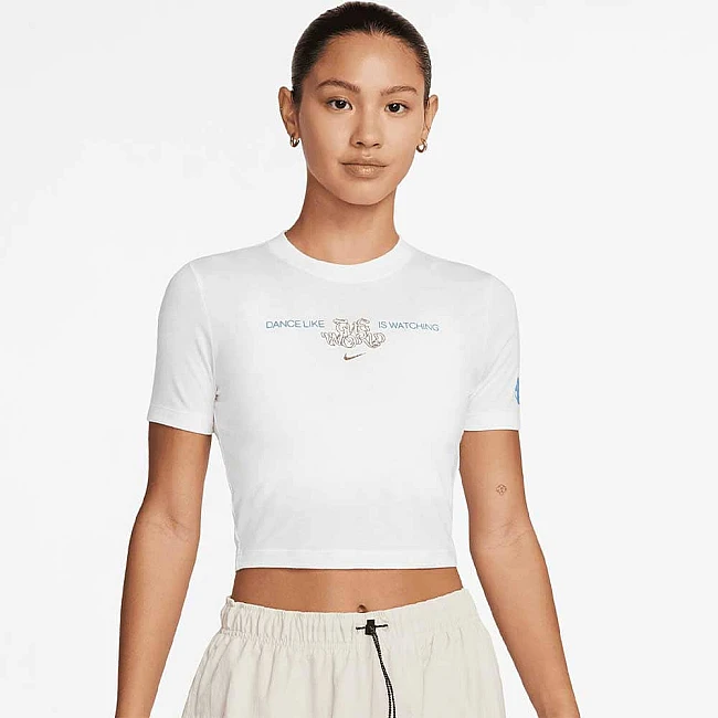 ДАМСКА ТЕНИСКА NIKE NSW TEE DANCE SS OLY БЯЛА